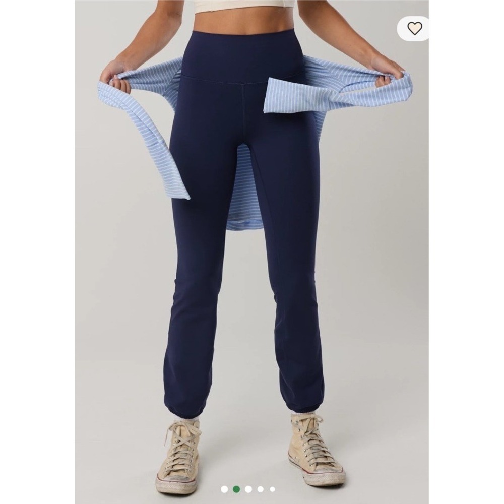 Offline By Aerie Womens XS Blue The Hugger Cinch Pant Hi-Rise Joggers Comfy Soft